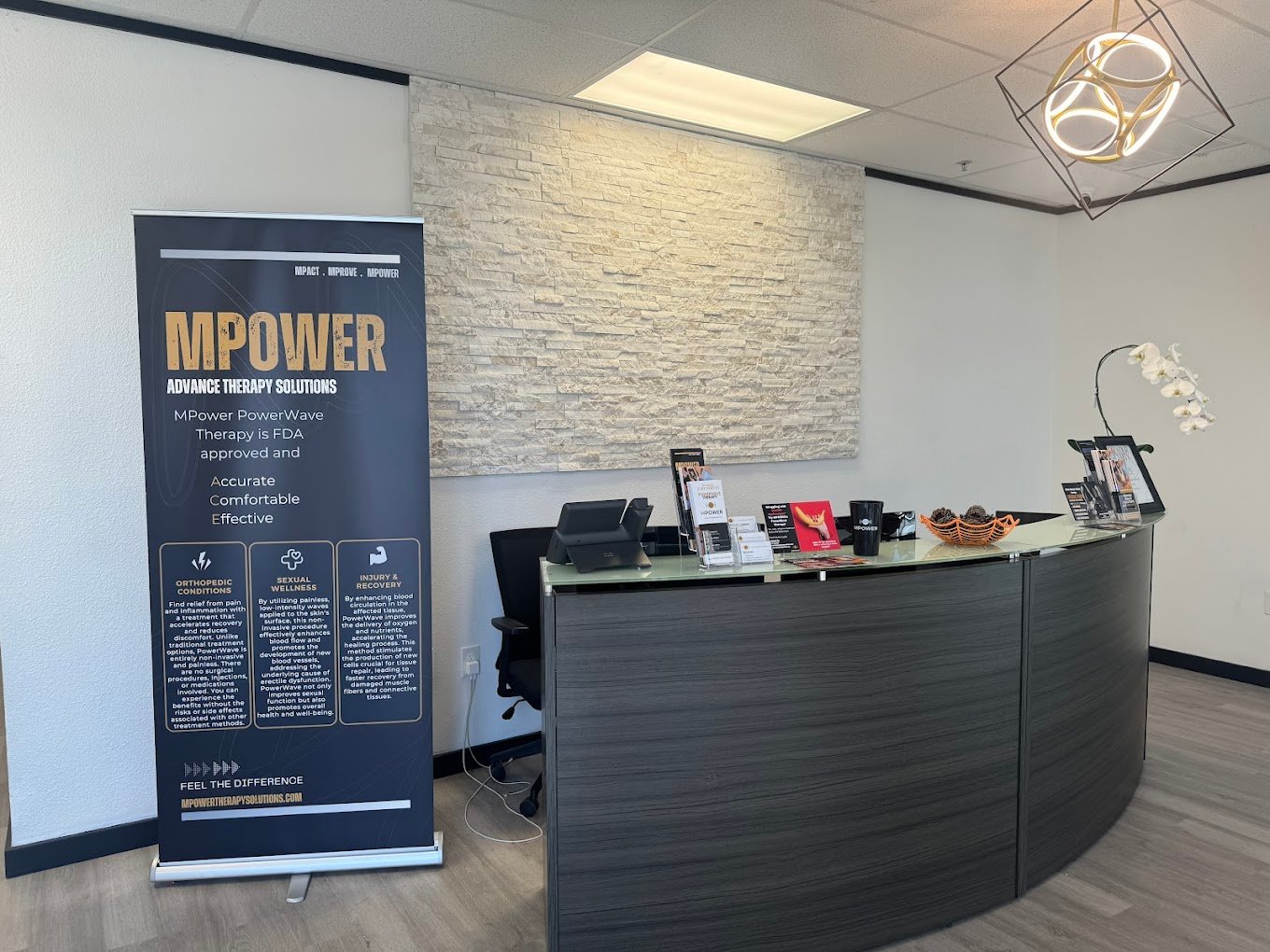 MPower Shockwave Therapy Front Office 